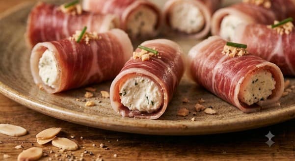 Bombones de jamón ibérico Navidul y queso