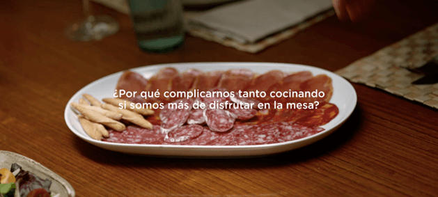 Plato de fuet, chorizo y lomo con picos