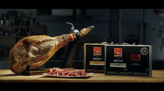 Jamón y dos maletines Navidul